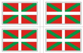 Basque Lands flag sheet stickers