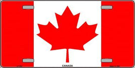 Canadian Flag License Plate