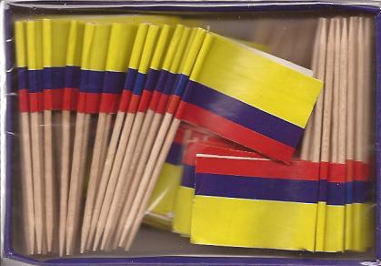 Colombia Toothpick Flags