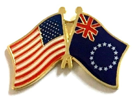 Cook Islands Friendship Flag Pins