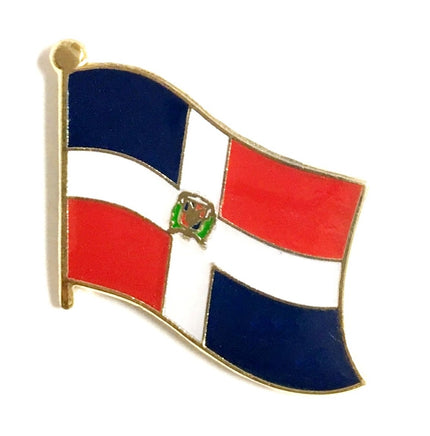 Dominican Republic Flag Lapel Pins Single