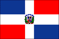 Dominican Republic Polyester Flag