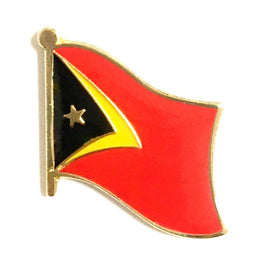 East Timor Flag Lapel Pins Single