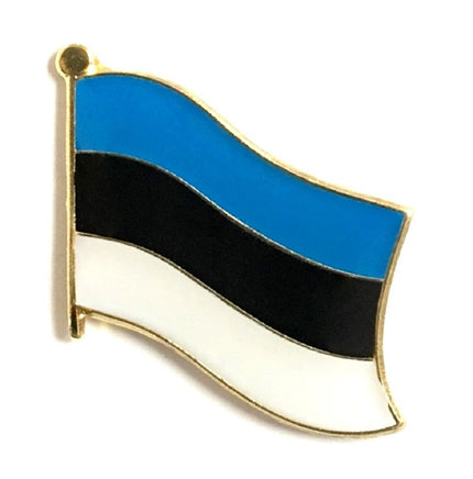 Estonian Flag Lapel Pin Single