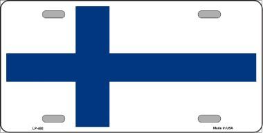 Finland Flag License Plate