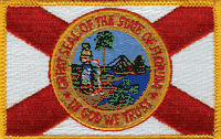 Florida State Flag Patch Rectangle