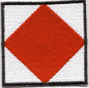 Foxtrot Nautical Signal Flag Patch