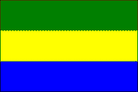 Gabon Polyester Flag