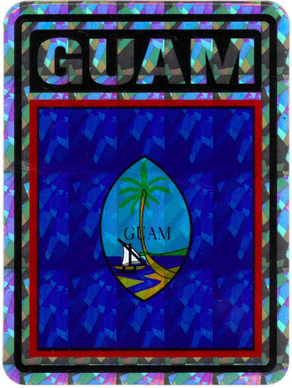 Guam Reflective Decal