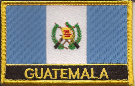 Guatemala Flag Patch With Name