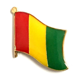 Guinea Flag Lapel Pins Single