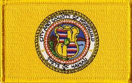 Honolulu Hawaii Flag Patch