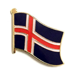 Iceland Flag Lapel Pins Single