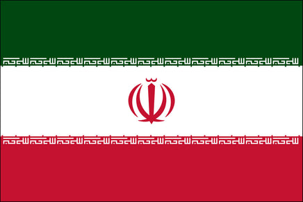 Iran two foot by three foot polyester flag