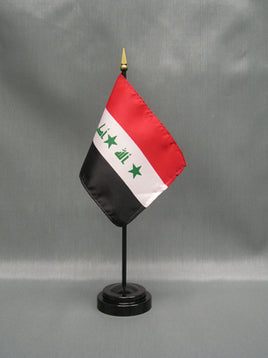 Iraq Rayon Miniature Flag