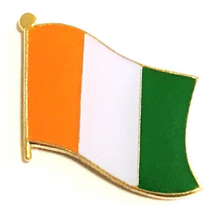 Ivory Coast (Cote d'Ivoire) Flag Lapel Pins Single