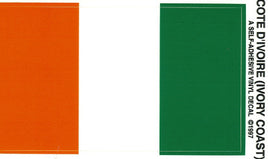 Ivory Coast (Cote d'Ivoire) Vinyl Flag Decal