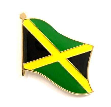 Jamaican Flag Lapel Pins Single