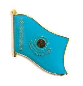 Kazakhstan single Flag Lapel Pin