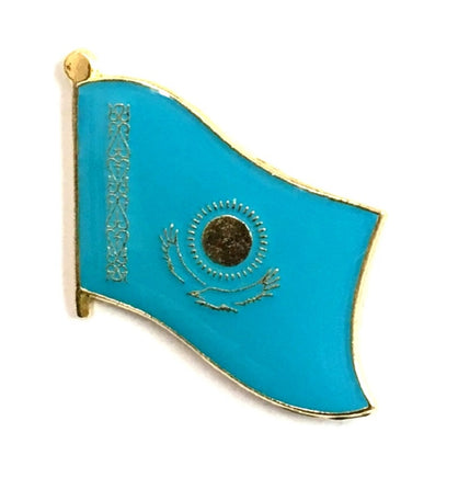 Kazakhstan single Flag Lapel Pin