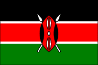 Kenya Polyester Flag