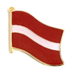 Latvian Flag Lapel Pins Single