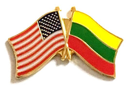 Lithuanian Friendship Flag Lapel Pin