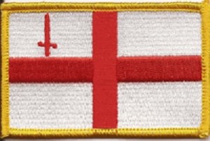 London England Flag Patch