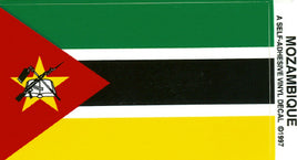 Mozambique Vinyl Flag Decal