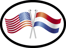 Netherlands Oval Friendship Decal