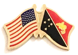 Papua New Guinea Friendship Flag Lapel Pins