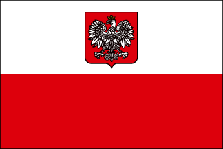 Poland (with Eagle) Polyester Flag