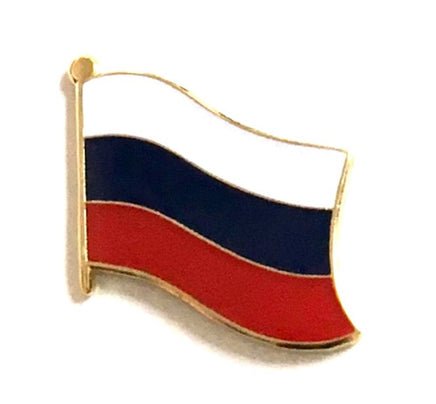 Russian Flag Lapel Pins Single