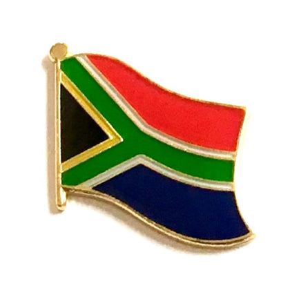 South African Flag Lapel Pins Single