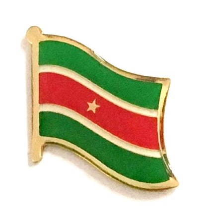 Suriname Flag Lapel Pins Single