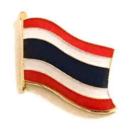 Thailand Flag Lapel Pins Single