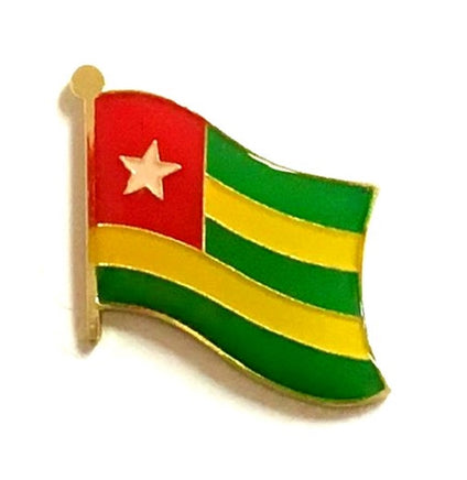 Togo Flag Lapel Pins Single