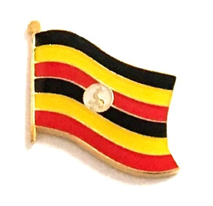 Uganda Flag Lapel Pins Single