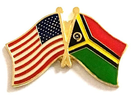 Vanuatu Friendship Flag Lapel Pins