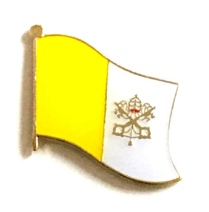 Vatican City Flag Lapel Pins Single