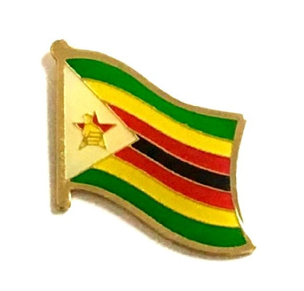 Zimbabwe Flag Lapel Pins Single